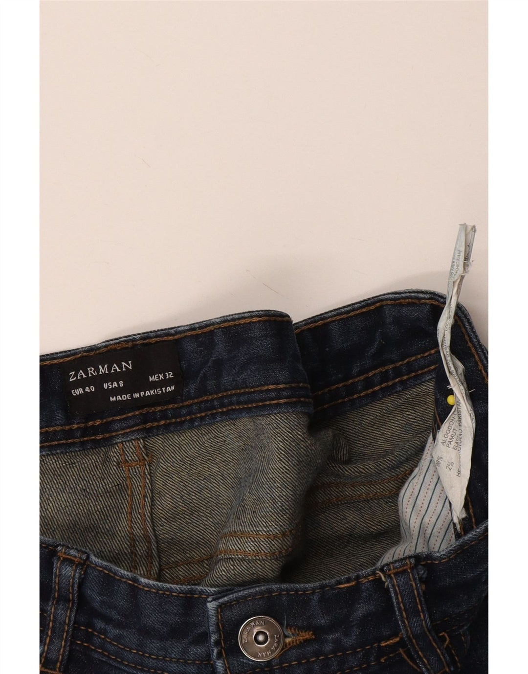Zara Ανδρικό Slim Jeans EU 40 Medium W32 L29 Navy Blue Cotton