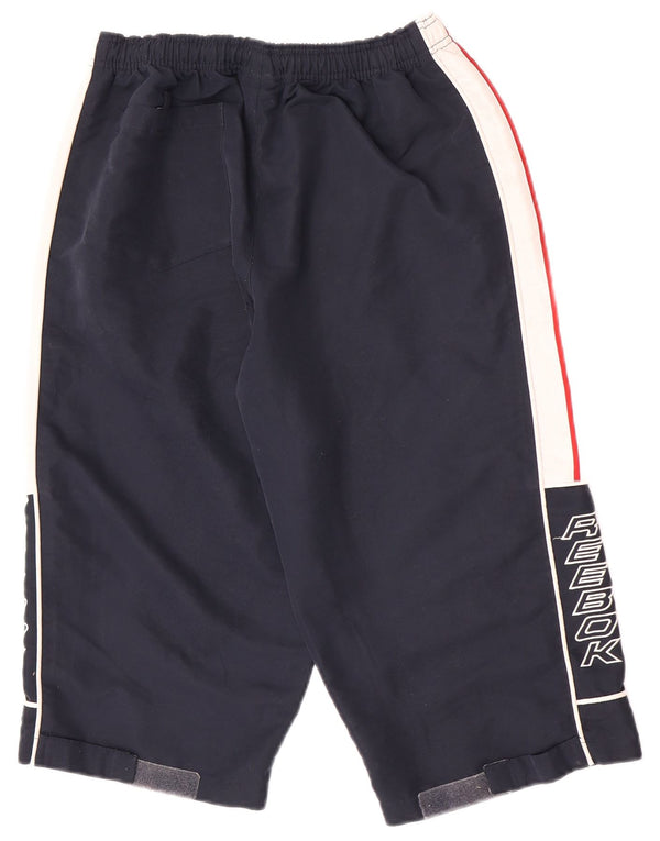 Ανδρικά γραφικά βερμούδα ανδρικά σορτς Reebok Small Navy Blue Colourblock