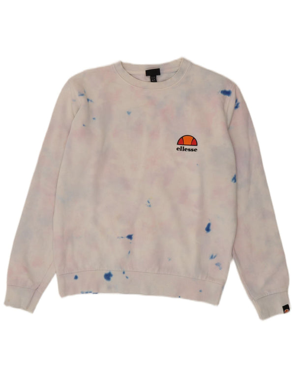 Ellesse Γυναικεία φούτερ υπερμεγέθη Jumper UK 8 Μικρή πολύχρωμη βαφή γραβάτας