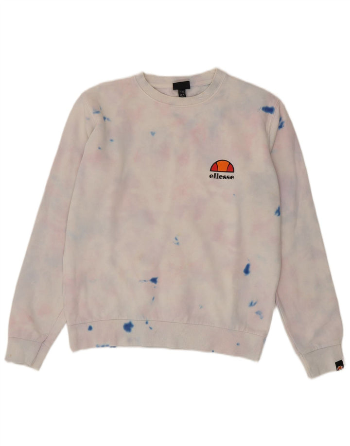 Ellesse Γυναικεία φούτερ υπερμεγέθη Jumper UK 8 Μικρή πολύχρωμη βαφή γραβάτας