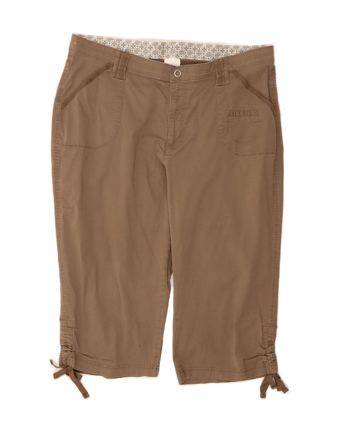 LEE Womens Bermuda Shorts US 18 2XL W38 Beige Cotton Vintage Lee and Second-Hand Lee from Messina Hembry 