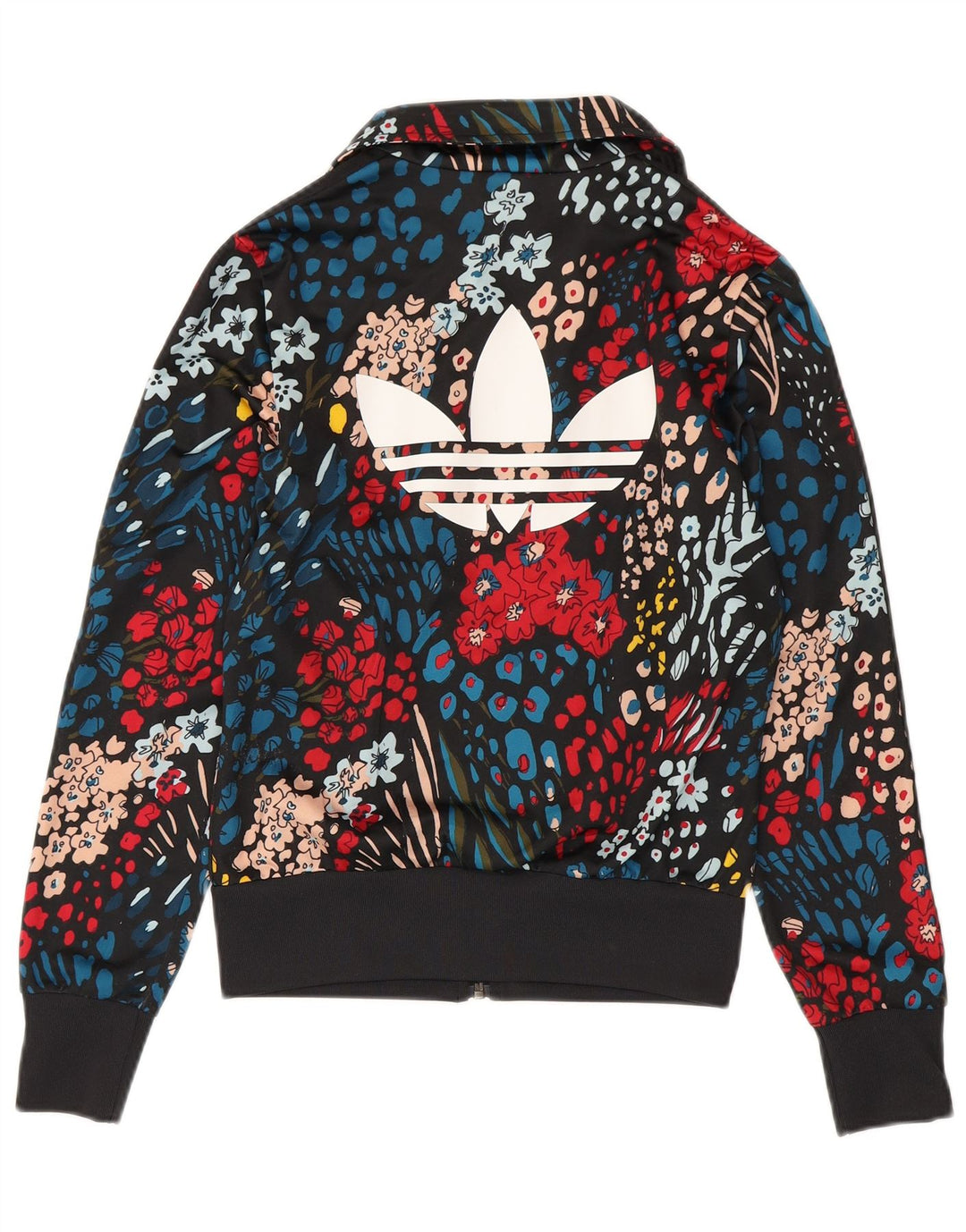 Adidas Γυναικεία φόρμα 3D Arc Top Jacket UK 8 Small πολύχρωμα Floral