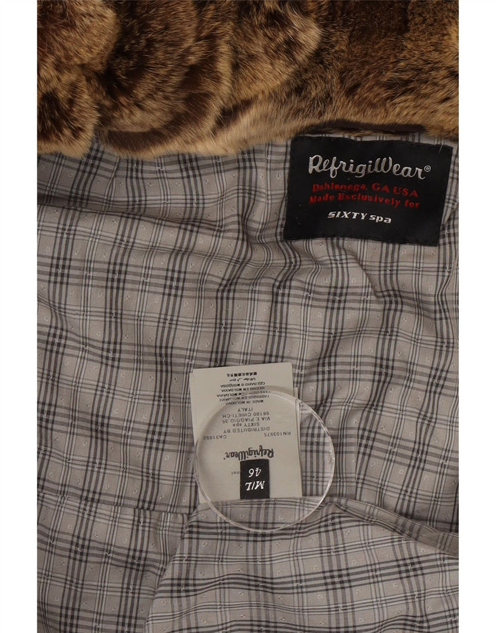 Refrigiwear Γυναικείο παλτό με κουκούλα με επένδυση IT 46 Μεγάλο καφέ πολυεστέρας