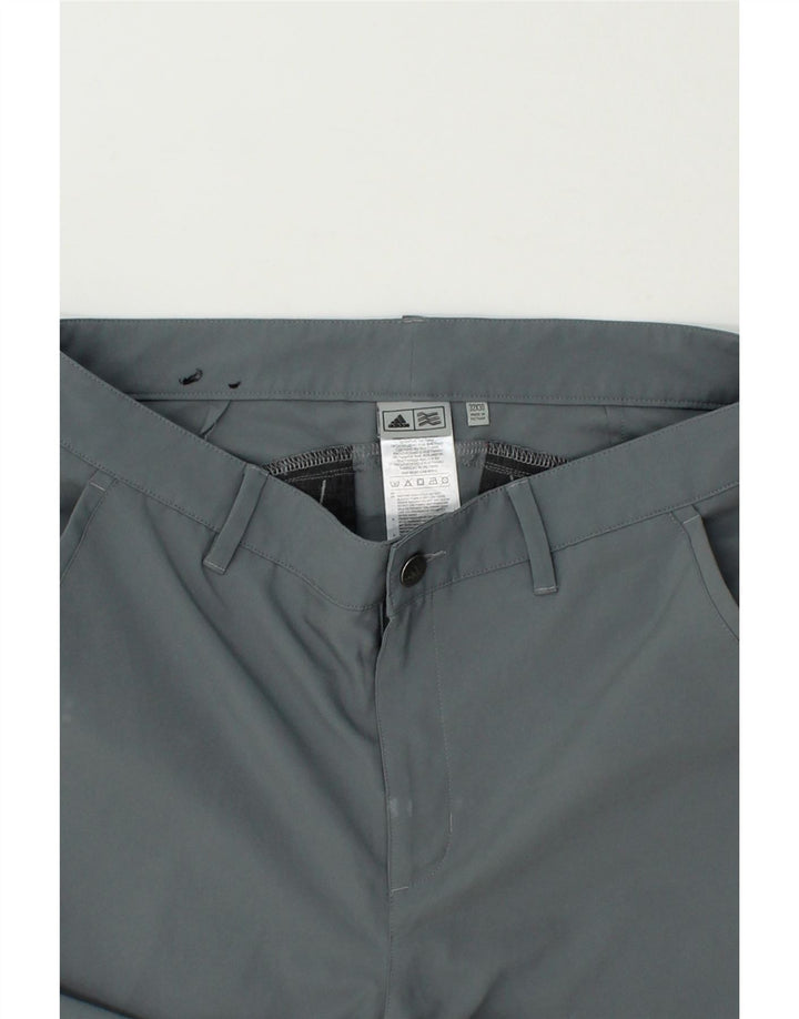 ADIDAS Mens Slim Chino Trousers W32 L30 Blue Polyester Vintage Adidas and Second-Hand Adidas from Messina Hembry 