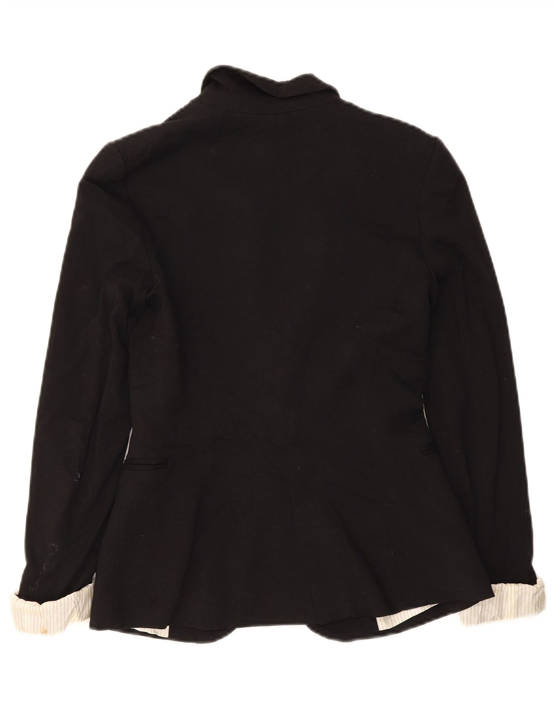 Zara Γυναικείο Μπουφάν 1 Button Blazer UK 6 XS Black Viscose