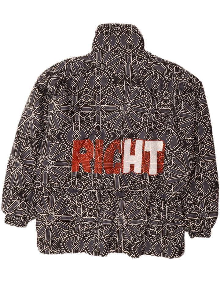 ΚΑΠΤ. COOK Ανδρικό γραφικό Anorak Μπουφάν UK 42 XL Γκρι γεωμετρικό