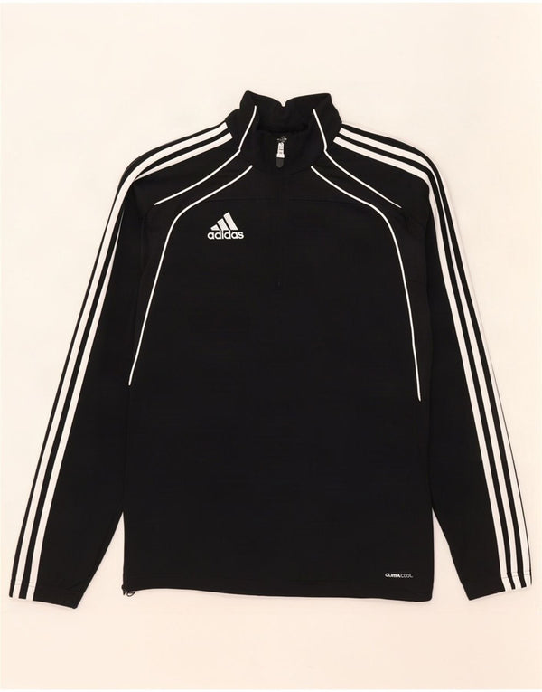 Adidas Ανδρική φόρμα πουλόβερ με φερμουάρ Climacool Top UK 38/40 Medium Black