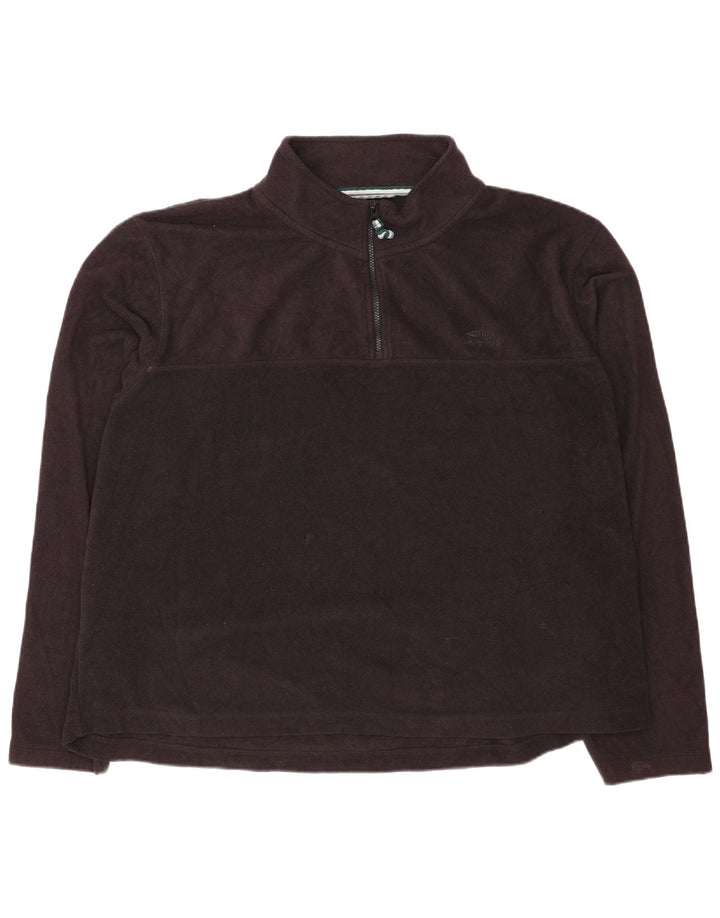 Weird Fish Ανδρικό Φούτερ με φερμουάρ Jumper 5XL Μαύρο Πολυεστέρα