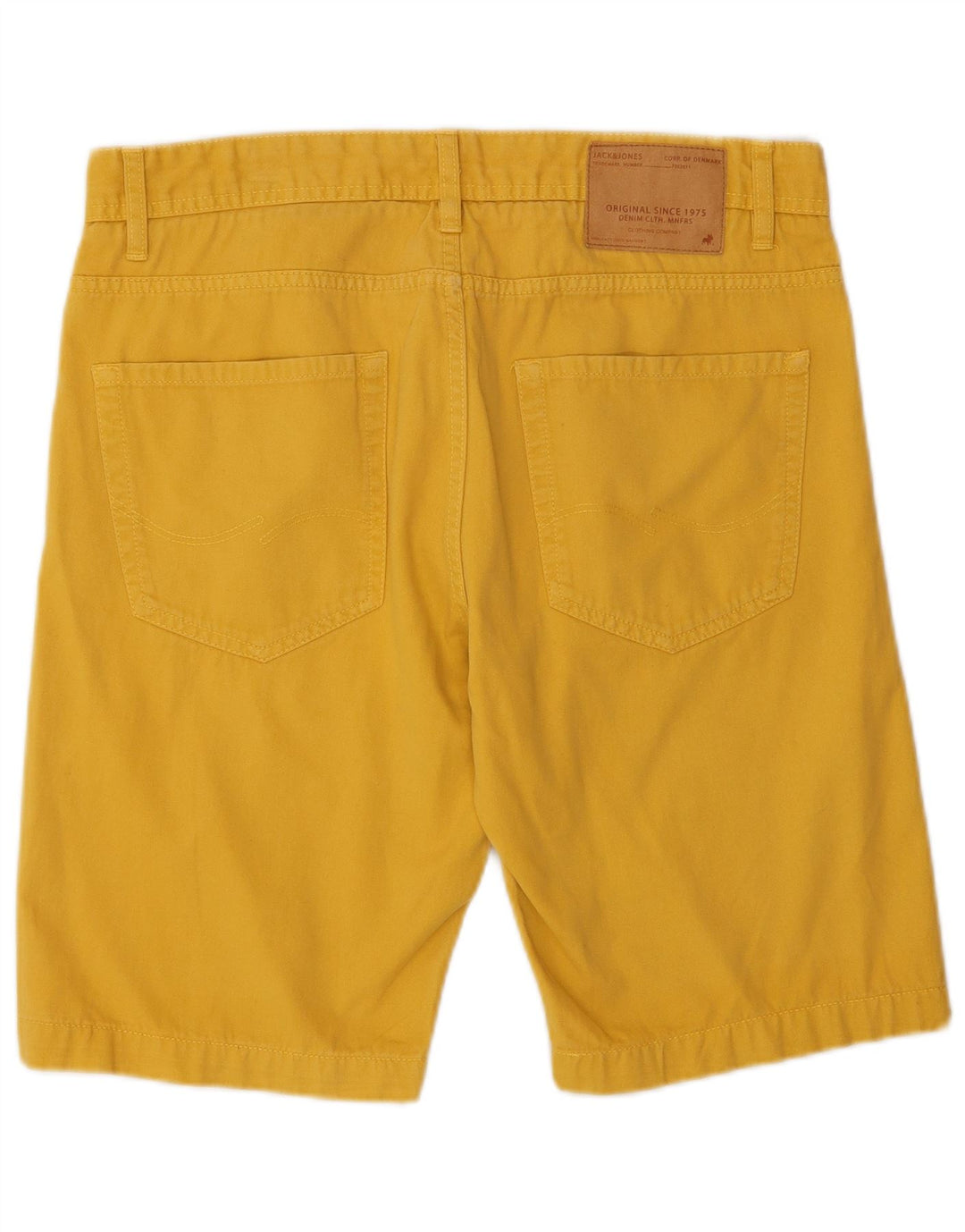 Jack & Jones Ανδρικό σορτς casual μεσαίο W32 κίτρινο βαμβακερό