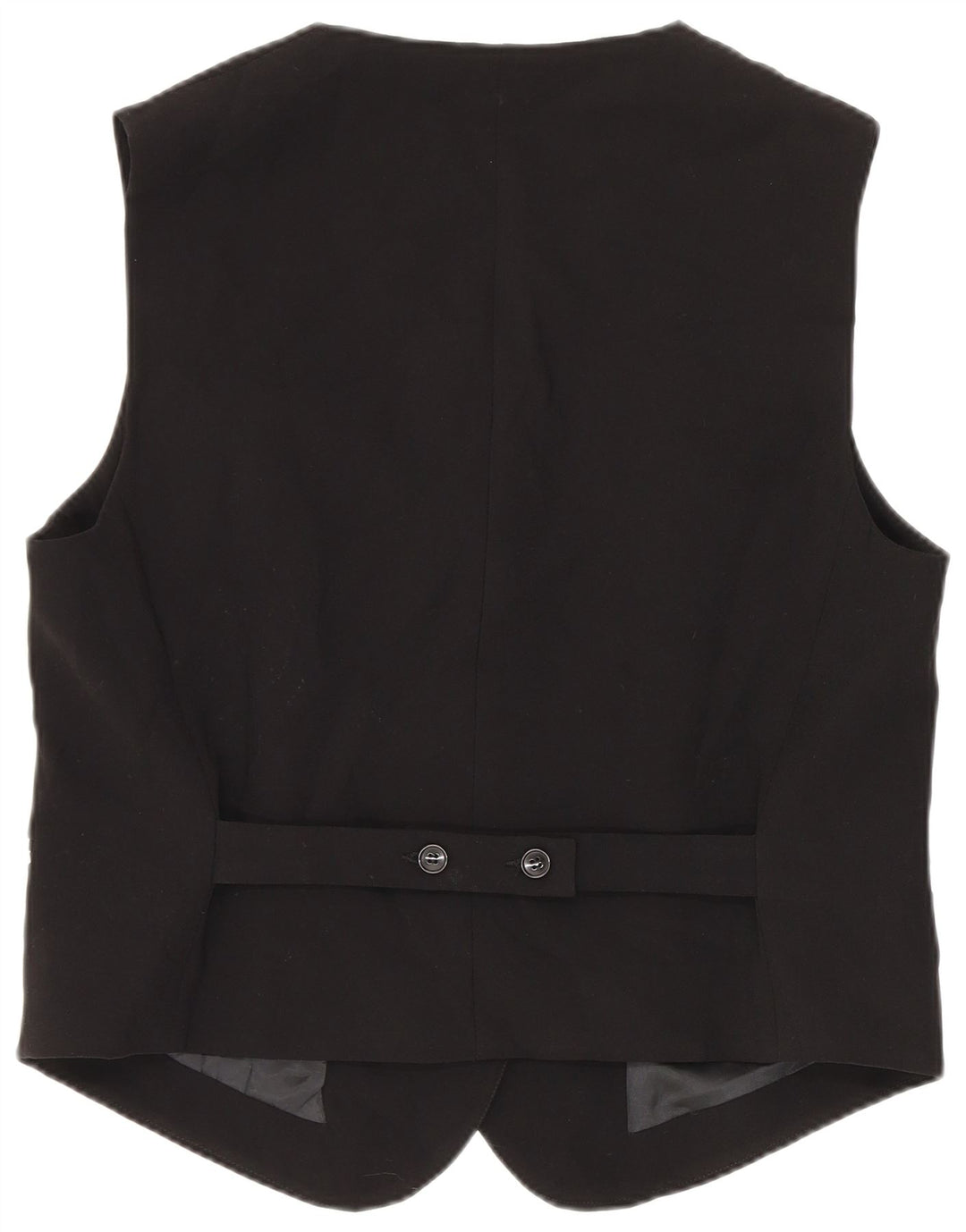 Zara Womens Waistcoat UK 14 Large Black Polyester
