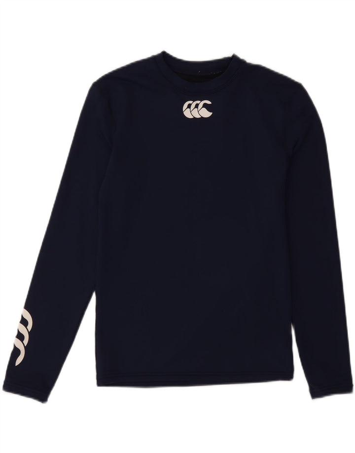 Canterbury Boys Graphic Top Μακρύ μανίκι 8-9 ετών Μεγάλο Navy Blue