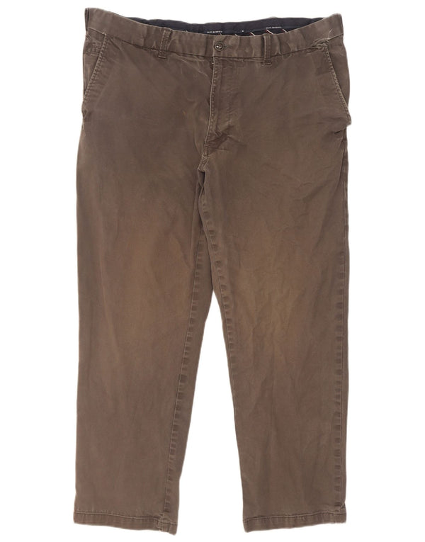 Marks & Spencer Ανδρικό Παντελόνι Chino Straight Blue Harbour W40 L29 Γκρι