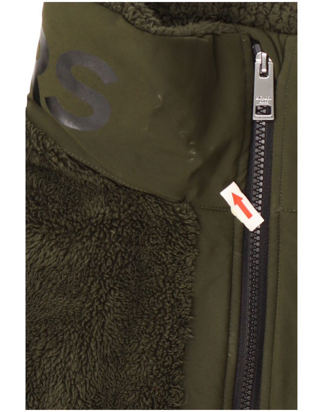 Michael Kors Γυναικείο Πανωφόρι Fleece UK 20 2XL Πράσινο Πολυεστέρας