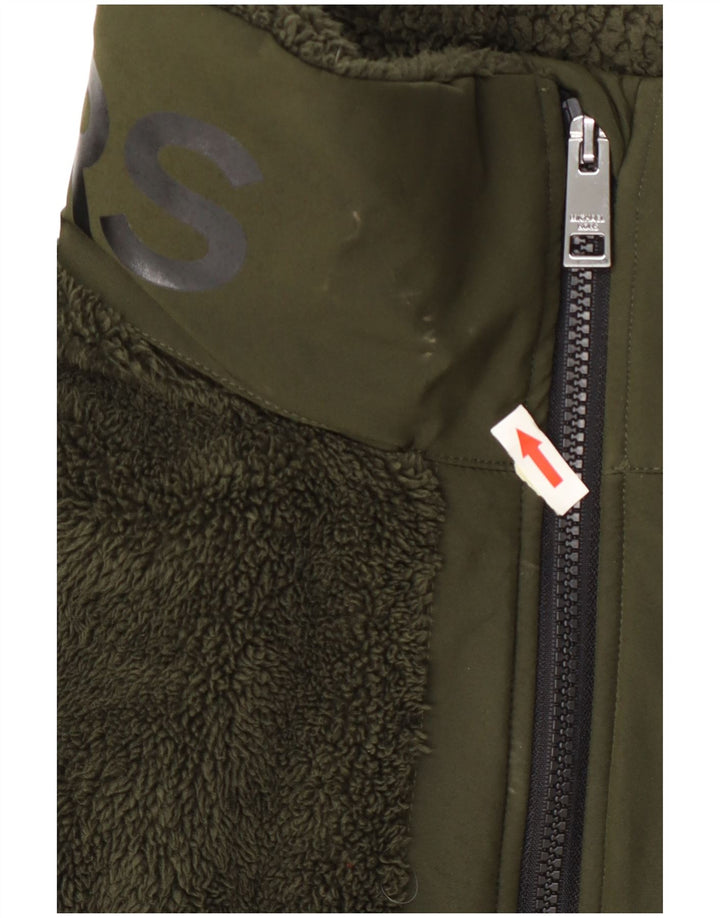 Michael Kors Γυναικείο Πανωφόρι Fleece UK 20 2XL Πράσινο Πολυεστέρας