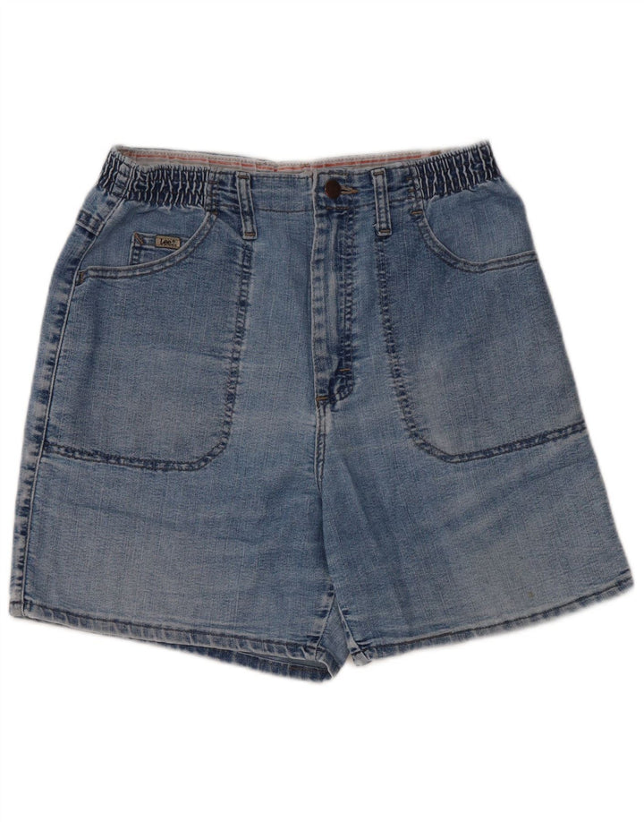 LEE Womens Denim Shorts W30 Medium Blue