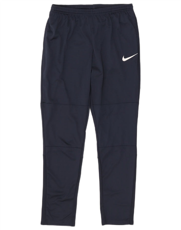 Ανδρικές φόρμες Nike Dri Fit Παντελόνια μεσαίου μπλε ναυτικού πολυεστέρα