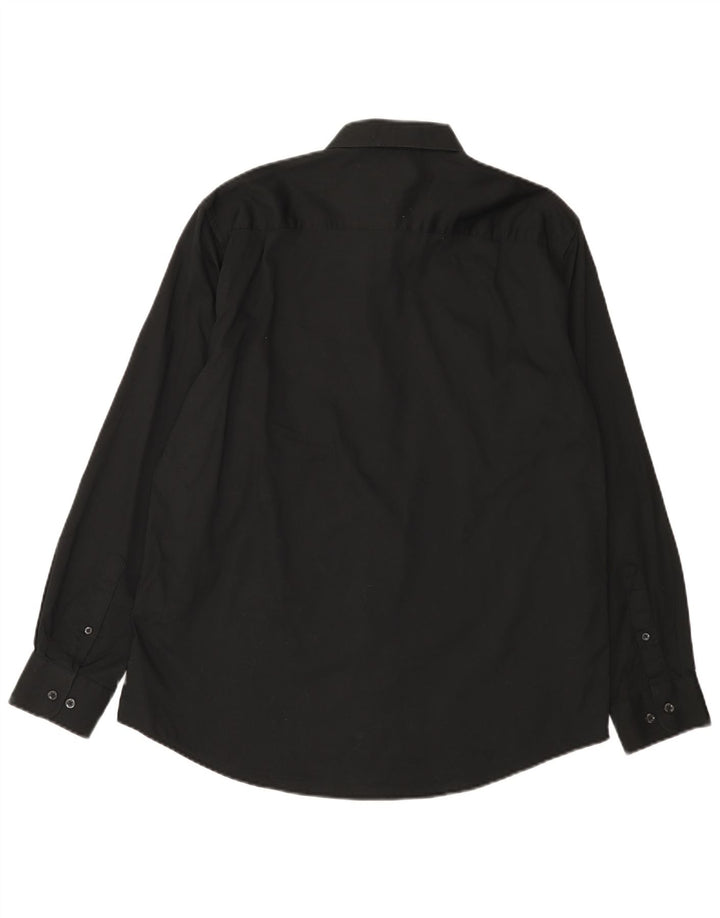 Ανδρικό πουκάμισο Nautica Size 16 1/2 Large Μαύρο Βαμβακερό