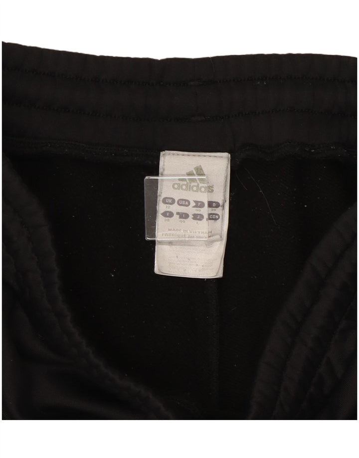 Γυναικεία αθλητική φόρμα Adidas Παντελόνι Joggers UK 12 μεσαίο μαύρο πολυεστέρα