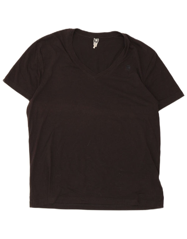 G-Star Γυναικείο T-Shirt Top UK 18 XL Μαύρο βαμβακερό