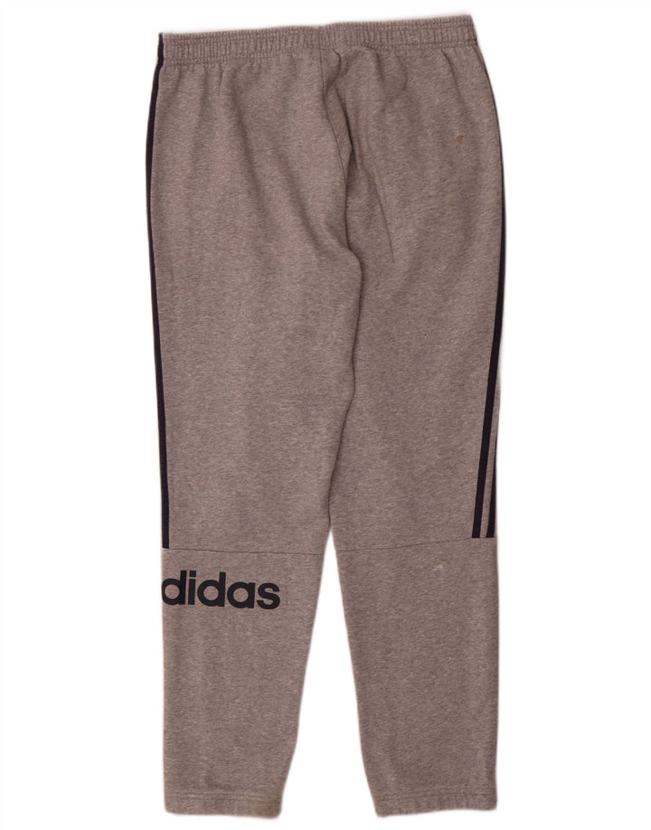 Ανδρική αθλητική φόρμα Adidas Graphic Παντελόνι μεγάλο γκρι βαμβακερό