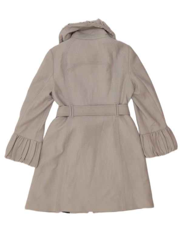 Zara Γυναικείο Παλτό UK 14 Large Grey Wool