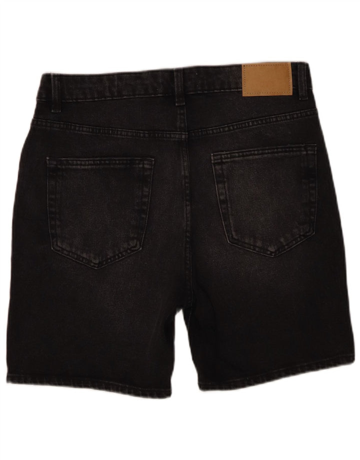 Zara Ανδρικό τζιν σορτς EU 40 Medium W31 Μαύρο βαμβακερό