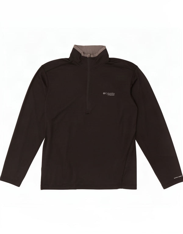 Ανδρική φόρμα πουλόβερ με φερμουάρ Columbia Omni Dry Top Medium Black