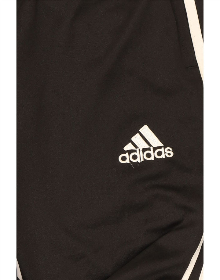 ADIDAS Womens Graphic Tracksuit Trousers UK 12 Medium  Black Vintage Adidas and Second-Hand Adidas from Messina Hembry 