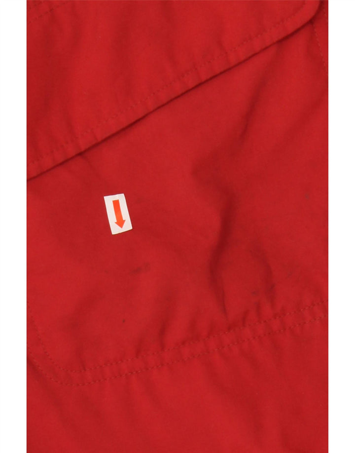 Vintage Γυναικείο Μπουφάν Parka με κουκούλα IT 44 Medium Red