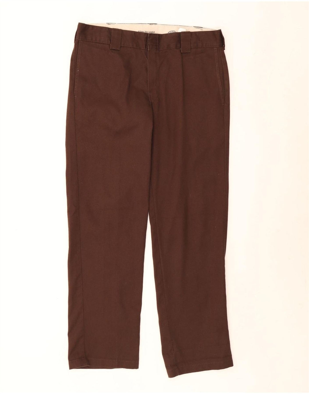 Ανδρικό ίσιο παντελόνι Chino Dickies W34 L32 Καφέ Πολυεστέρας