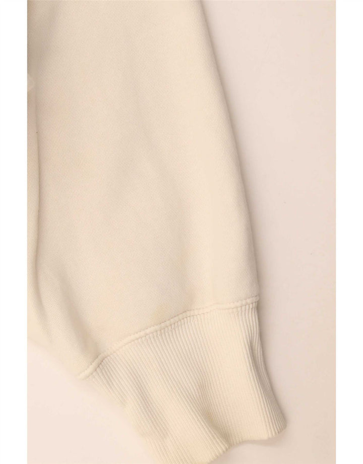 Γυναικείο φούτερ Nike Crop Oversized Jumper UK 14 Μεσαίο λευκό βαμβακερό