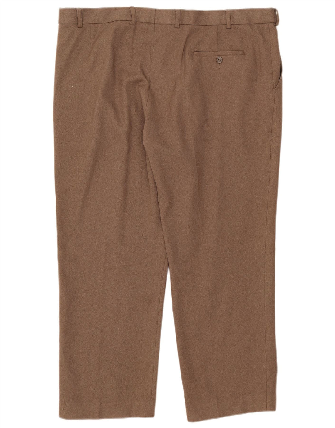 Marks & Spencer Ανδρικό παντελόνι Chino με κανονική εφαρμογή W42 L29 καφέ πολυεστέρας