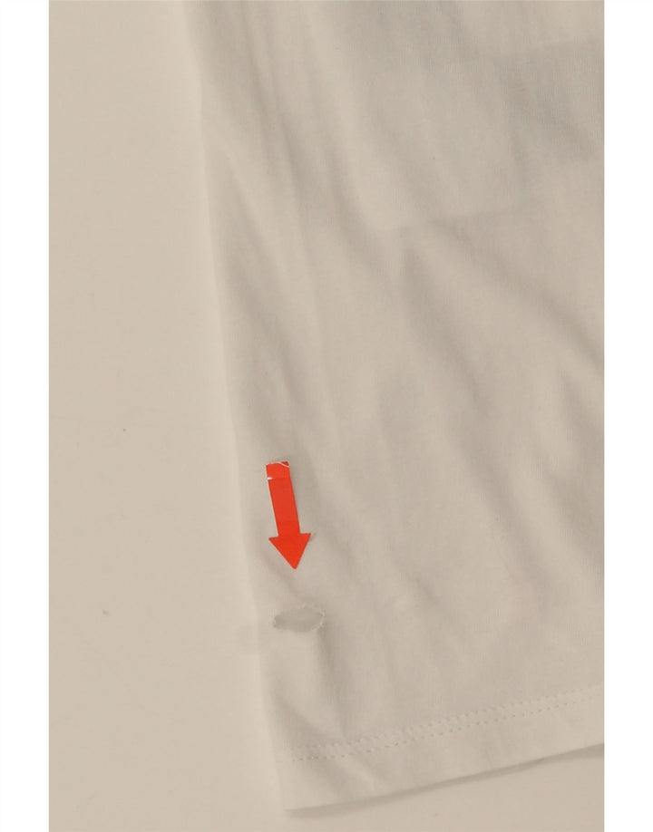 Γυναικείο γραφικό μπλουζάκι Levi's Top UK 12 μεσαίο λευκό βαμβακερό