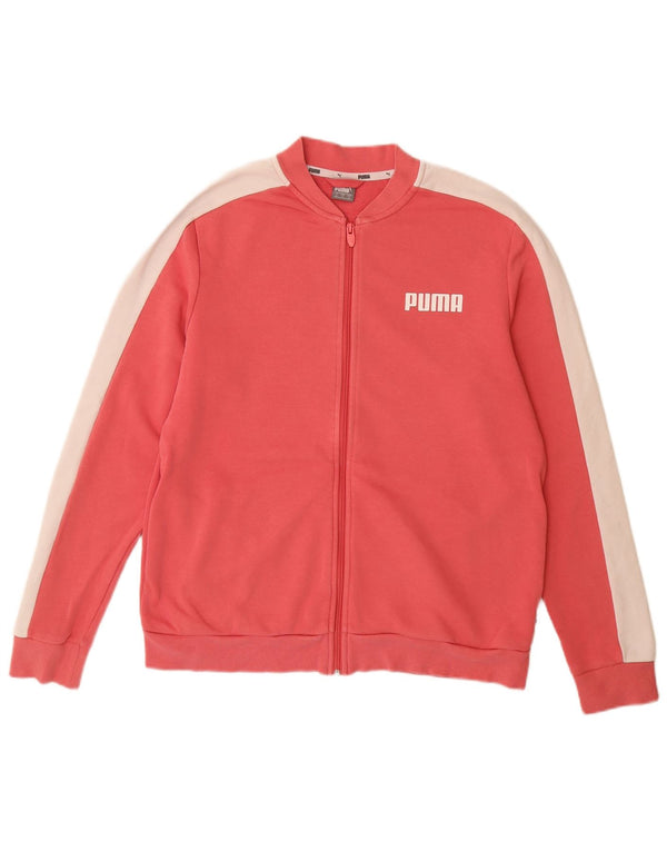 Γυναικεία φόρμα PUMA Top Jacket UK 18 XL Pink Colourblock Cotton