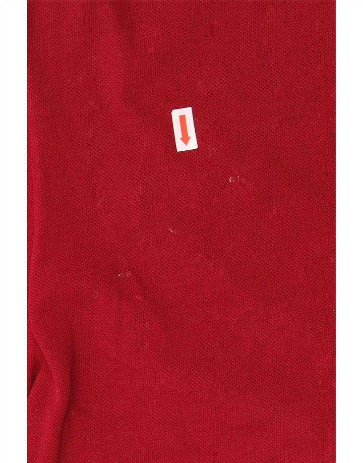 LACOSTE Mens Polo Shirt Size 4 Medium Red Cotton Vintage Lacoste and Second-Hand Lacoste from Messina Hembry 