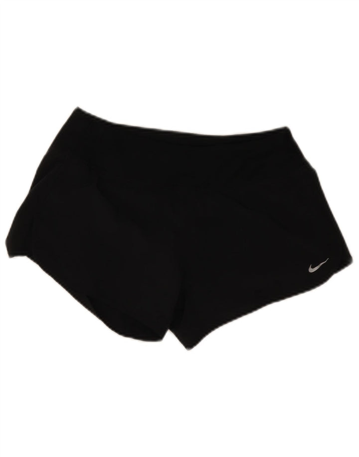 Γυναικείο αθλητικό σορτς Nike Dri Fit UK 10 Μικρό μαύρο πολυεστέρα