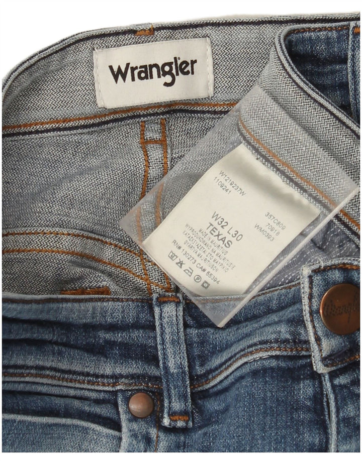 WRANGLER Ανδρικό Texas Straight Jeans W32 L30 Blue Cotton