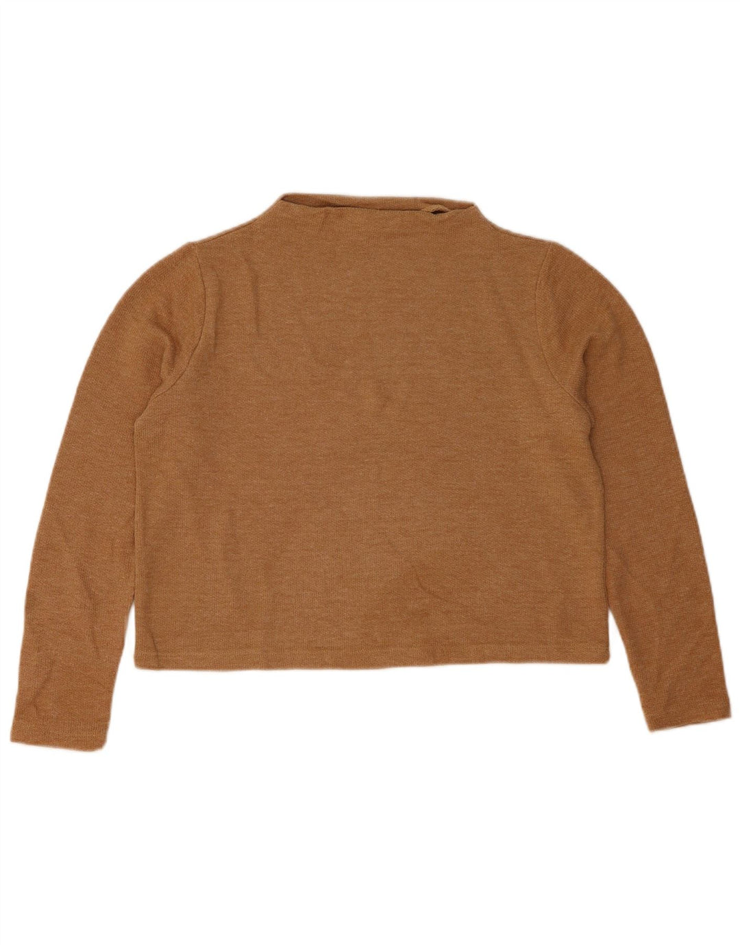Market & Spruce Γυναικεία Crop Μπλούζα Τοπ UK 14 Large Beige Polyester