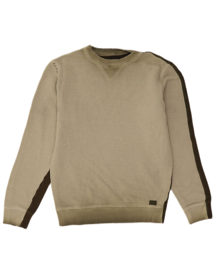 Ανδρικό φούτερ Diesel Jumper Medium Khaki Colourblock Βαμβακερό