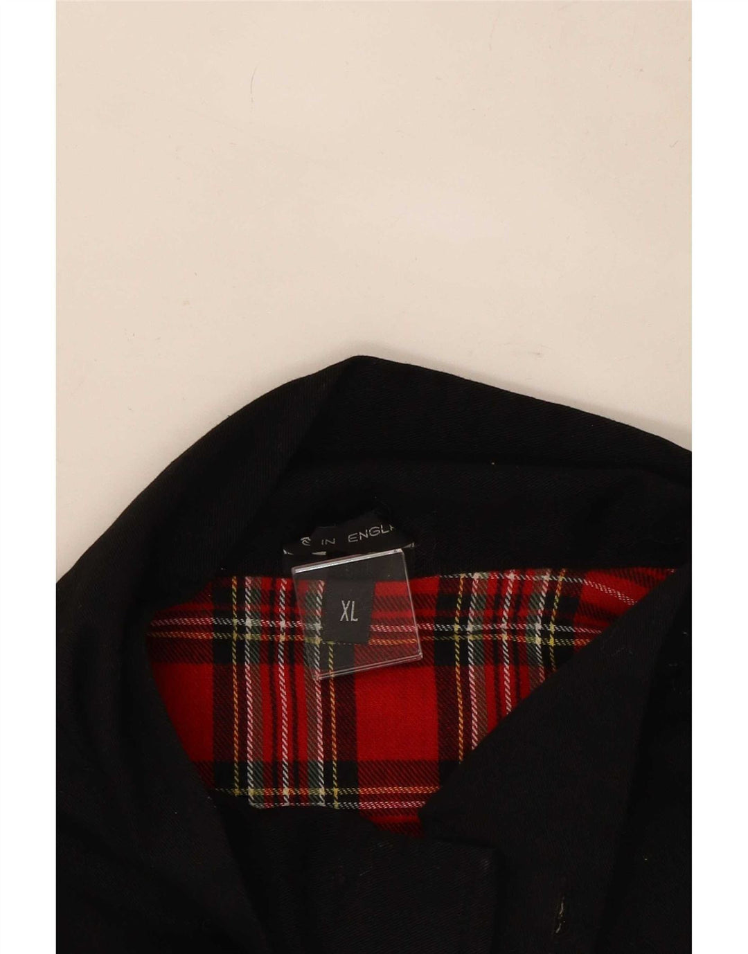 Vintage Ανδρικό Bomber Jacket UK 42 XL Μαύρο Πολυεστέρας