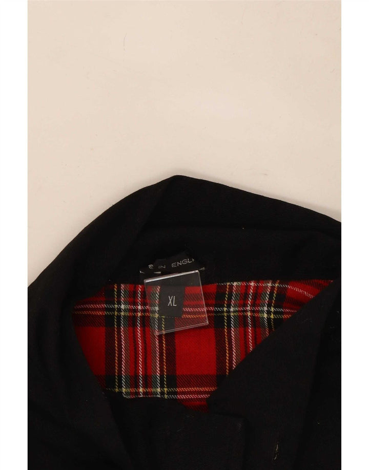 Vintage Ανδρικό Bomber Jacket UK 42 XL Μαύρο Πολυεστέρας