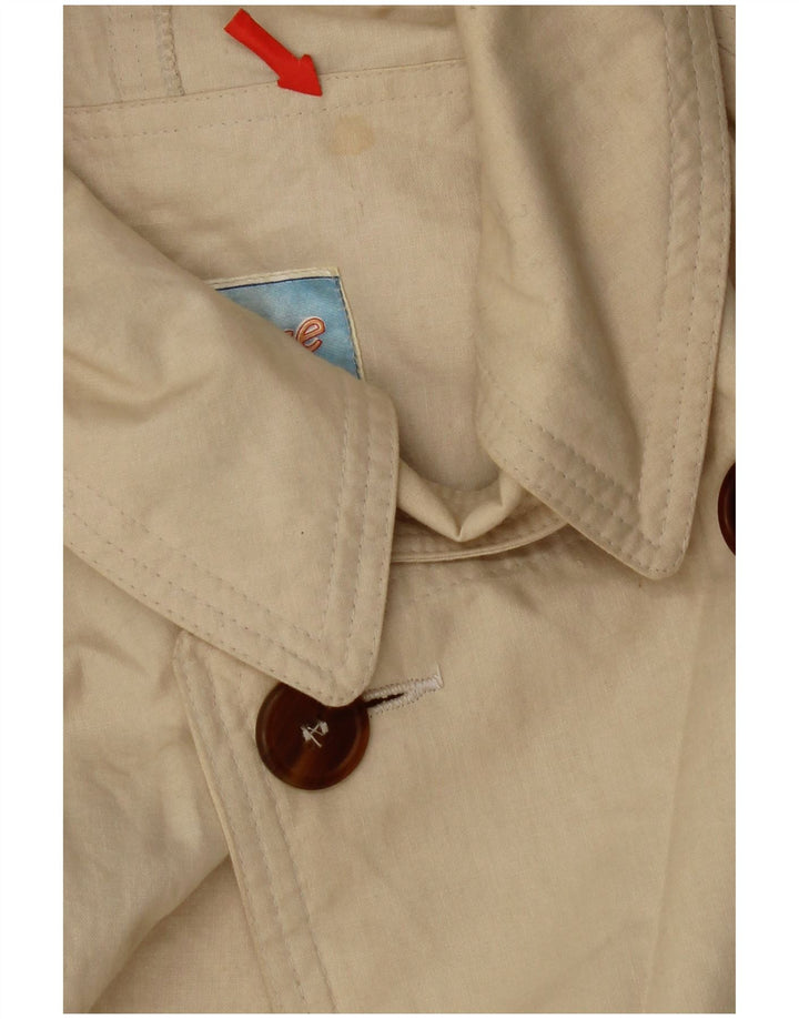 Vintage Ανδρική καμπαρντίνα με διπλό στήθος UK 38 Medium Beige