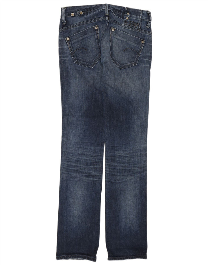 G-STAR Γυναικείο ίσιο τζιν με χαμηλή μέση W27 L34 Μπλε βαμβακερό