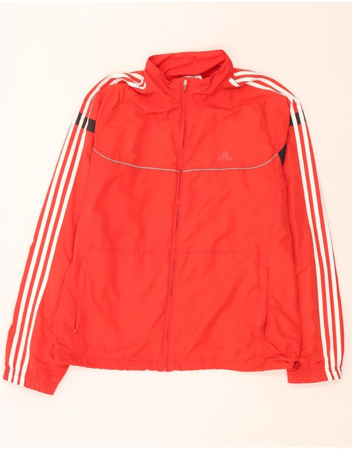 Ανδρικό μπουφάν ADIDAS Rain UK 46/48 XL Κόκκινο πολυεστέρας