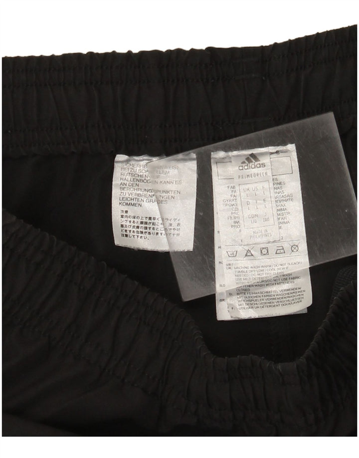Ανδρική φόρμα Adidas Aeroready Graphic Tracksuit Παντελόνι μεγάλο μαύρο πολυεστέρα