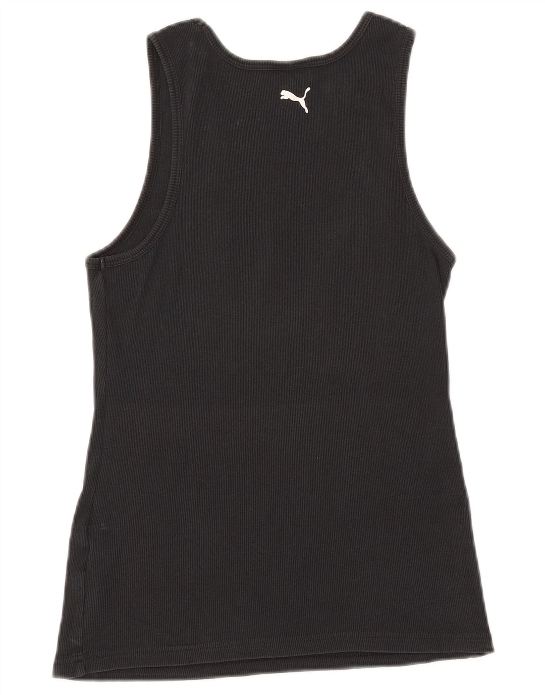 Puma Γυναικείο Γραφικό Γιλέκο UK 14 Μεγάλο Βαμβακερό μαύρο