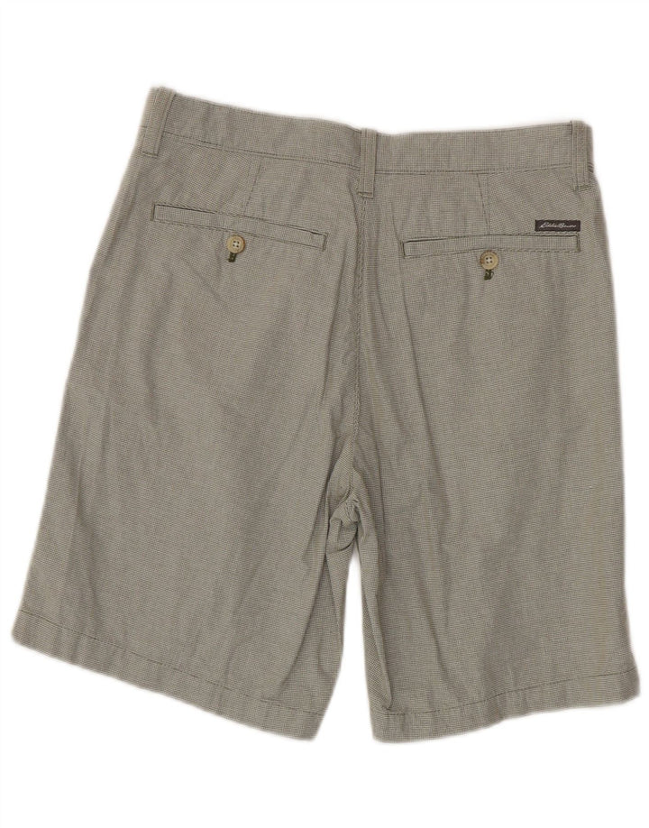 EDDIE BAUER Ανδρικό σορτς Chino W30 Βαμβακερό μεσαίο χακί Houndstooth
