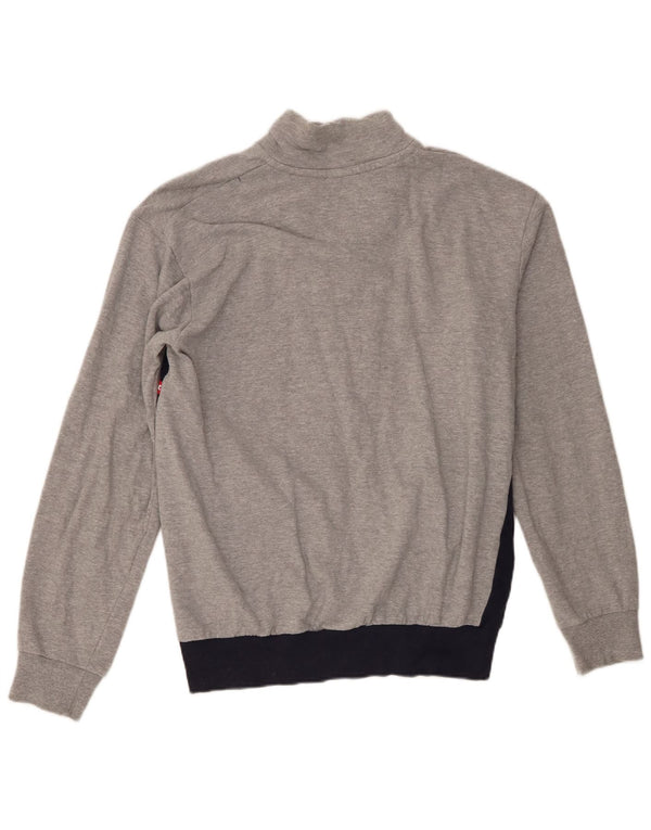 Ανδρική φόρμα Lotto Graphic Top Jacket IT 50 Large Grey Colourblock Cotton