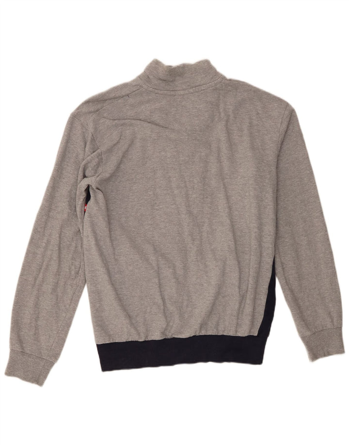 Ανδρική φόρμα Lotto Graphic Top Jacket IT 50 Large Grey Colourblock Cotton