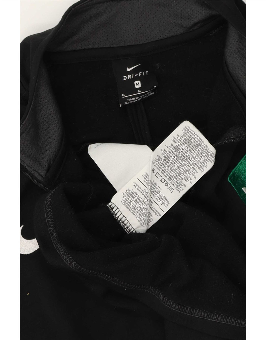Ανδρική φόρμα φόρμας Nike με γραφικό πουλόβερ Dri Fit Top Medium Black Colourblock